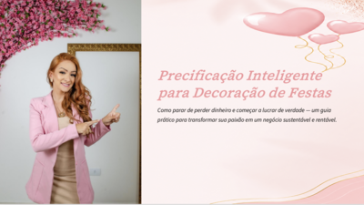 Precificacao Inteligente para Decoracao de Festas