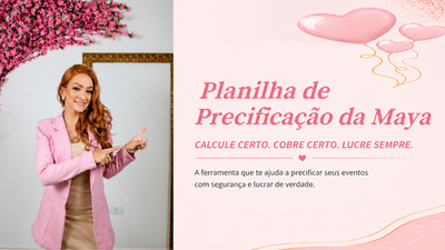Planilha de Precificação Maya